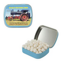 Small Light Blue Mint Tin Filled w/ Signature Peppermints